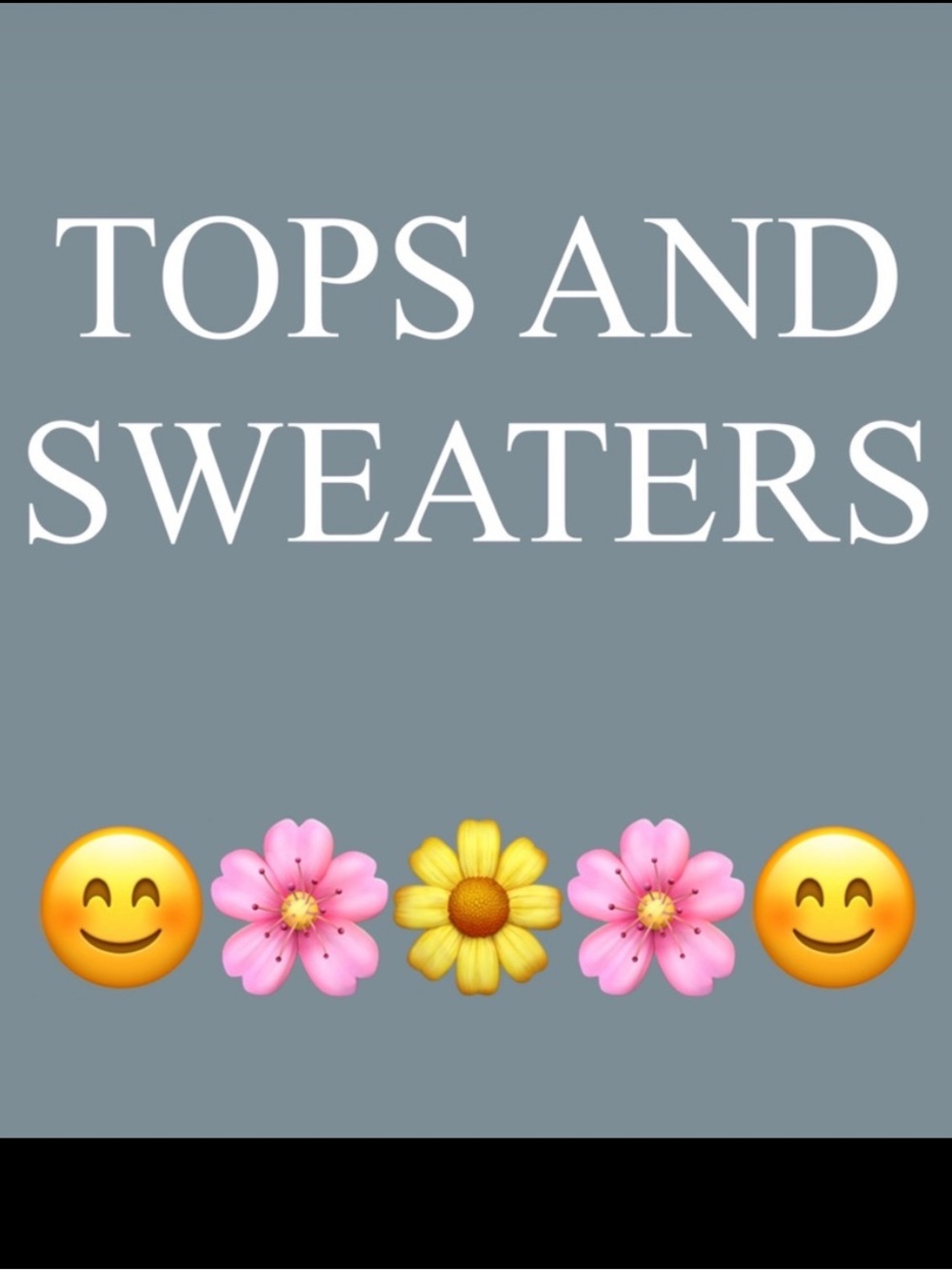 Tops and Sweaters